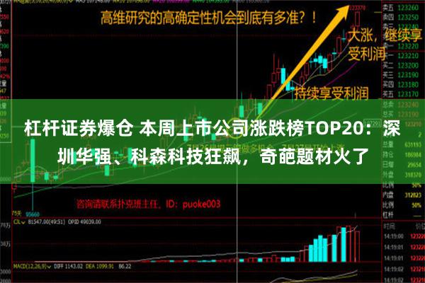 杠杆证券爆仓 本周上市公司涨跌榜TOP20：深圳华强、科森科技狂飙，奇葩题材火了